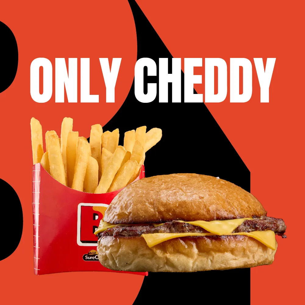 Cupon Only Cheddy Simple + Papas