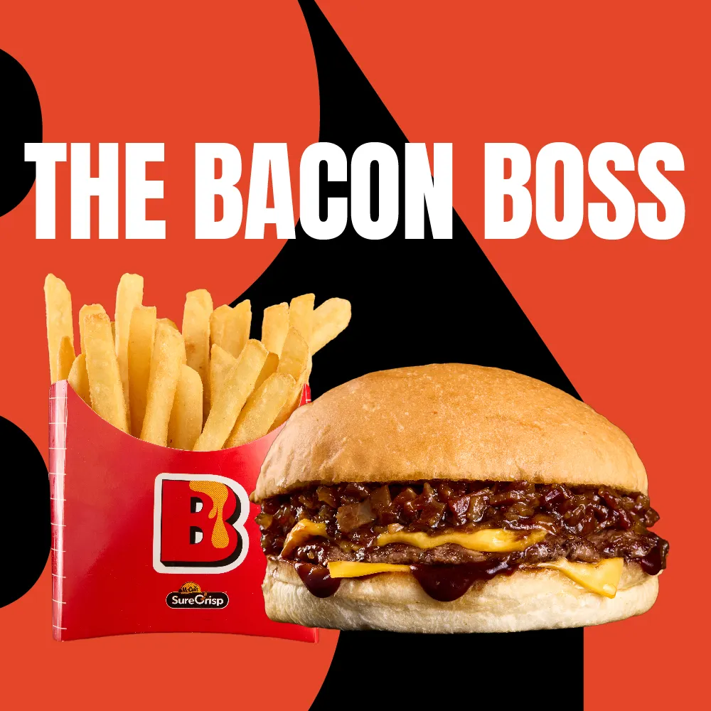 Cupon The Bacon Boss Simple + Papas
